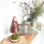 Leather tree  ギフトにおすすめ　クリスマス　全長約21cm  ② レザーツリー