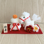 直筆木札付き！！　お正月準備に！！干支のウマセット
