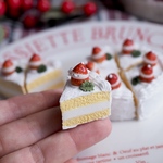 クリスマス ショートケーキ 置物