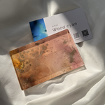アクリルブロック　アルコールインクアート　アクセサリートレイ　アクセサリー置き　透明感　韓国雑貨　ニュアンス　シンプル　インテリア　おしゃれ雑貨　一点もの　ピンク