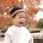 男の子の可愛さ弾ける！冬のモコモコどんぐり帽子　ニット帽　ベビー　キッズ　子ども　クリスマス　お正月