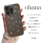 ohana / フラワーモチーフ 小花柄 クリア スマホケース ハンドメイド 全機種対応 Xperia Galaxy android iPhone16e