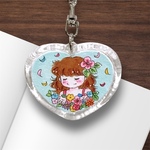 ほっこりアクリルキーホルダー🌸｢今、ここから…｣絵と言葉 イラスト 原画