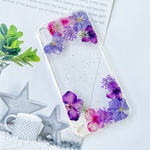 紫陽花（あじさい）押し花スマホケース、全機種対応、手帳型、四隅にショルダーホール、iPhone16、iPhone17Pro 、iPhone15、iPhone17、GooglePixel、Android