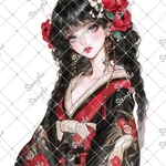 ℳ. xoxoshop オリジナルステッカー 期間限定 和シリーズ1月10日まで