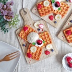 飾れるsweets「ワッフルプレート with fruit」