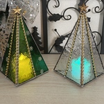 ♢ガラスのクリスマスツリー♢クリアS♢ステンドグラス