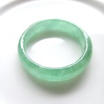 ✨再販✨ミャンマー産ひすい（本翡翠/ジェダイト）の甲丸リング