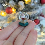 ミニチュアスノードーム⑤・ミニチュアクリスマス・ドール・送料無料