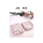 A様専用　3・7ハンカチセット　渋めのピンク系