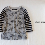12. SALE20%off【size80-110】　マニアック★働く車ロンＴ
