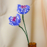 ビーズフラワー　一輪挿し　アートフラワー　造花　枯れないお花　インテリア　ギフト　贈り物　No.122