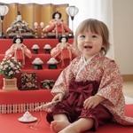 花柄 ベビー袴