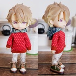 Newいちごパーカーセット2（ねんどろいどどーるオビツ11ボディ共有サイ