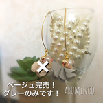 上品＊お花タッセル＊フープピアス