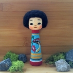 【こけしのようなものたち】　もじゃタイプ　1号　＊羊毛フェルト＊