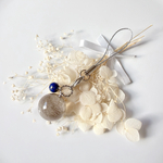 【オーダーメイド】🐥🐶🐱🐰うちの子とラピスラズリのストラップ