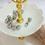 【40個】【8mm】【シルバー】キャッチ ピアスキャッチ　CCB フェイクメタル　アクセサリーパーツ ハンドメイド　DIY