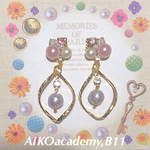 夢可愛いビジュー♡ピアス