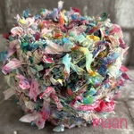 オリジナル引き揃え糸 4m ネオンカラーのカラフルまだら染め/手染めシリーズ 702