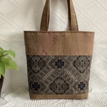 大島紬のトートバッグ