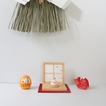 Minimal Kagamimochi – ヒノキの小さなお正月飾り