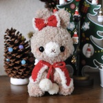 *赤いケープのクリスマスうさちゃん*