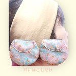 1123.new！花柄◇耳温めがいいらしい!◇耳温活◇ヘアーバンド＆耳温め小豆カイロセット◇香りなし◇耳リンパ・ツボ温め◇外袋洗濯不可