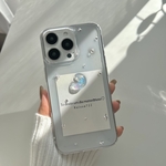 R181 お月様と一番星               iPhoneケース　Androidケース　スマホケース　　クリアケース　ハンドメイドケース　iPhone17    