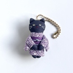 きもの猫　バッグチャーム　ドールチャーム