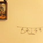 ワイヤーで作ったガーランド☆