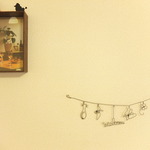 ワイヤーで作ったガーランド☆