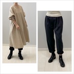 ハッピーバッグ ◆ ワンピースとパンツのセット ◆ 綿麻起毛のひよりワンピース ＋綿ウールのアンダードレスパンツ【即納】送料無料