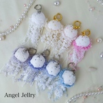 【Angel Jellry🪽】クラゲのあみぐるみキーホルダー