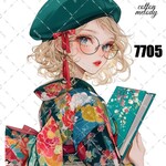 original sticker « no.7705 »     //     人物ステッカー オリジナルステッカー オリジナル人物ステッカー ステッカー cotton melody