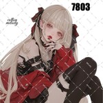 original sticker « no.7803 »     //     人物ステッカー オリジナルステッカー オリジナル人物ステッカー ステッカー cotton melody