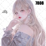 original sticker « no.7808 »     //     人物ステッカー オリジナルステッカー オリジナル人物ステッカー ステッカー cotton melody