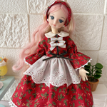 リカちゃん 服　ワンピースとヘアバンド　ハンドメイド　ドール服