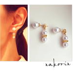 パール×パールキャッチピアス