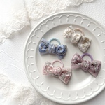 【新作】カラフル♡インド刺繍リボン　ヘアゴム・ヘアクリップ