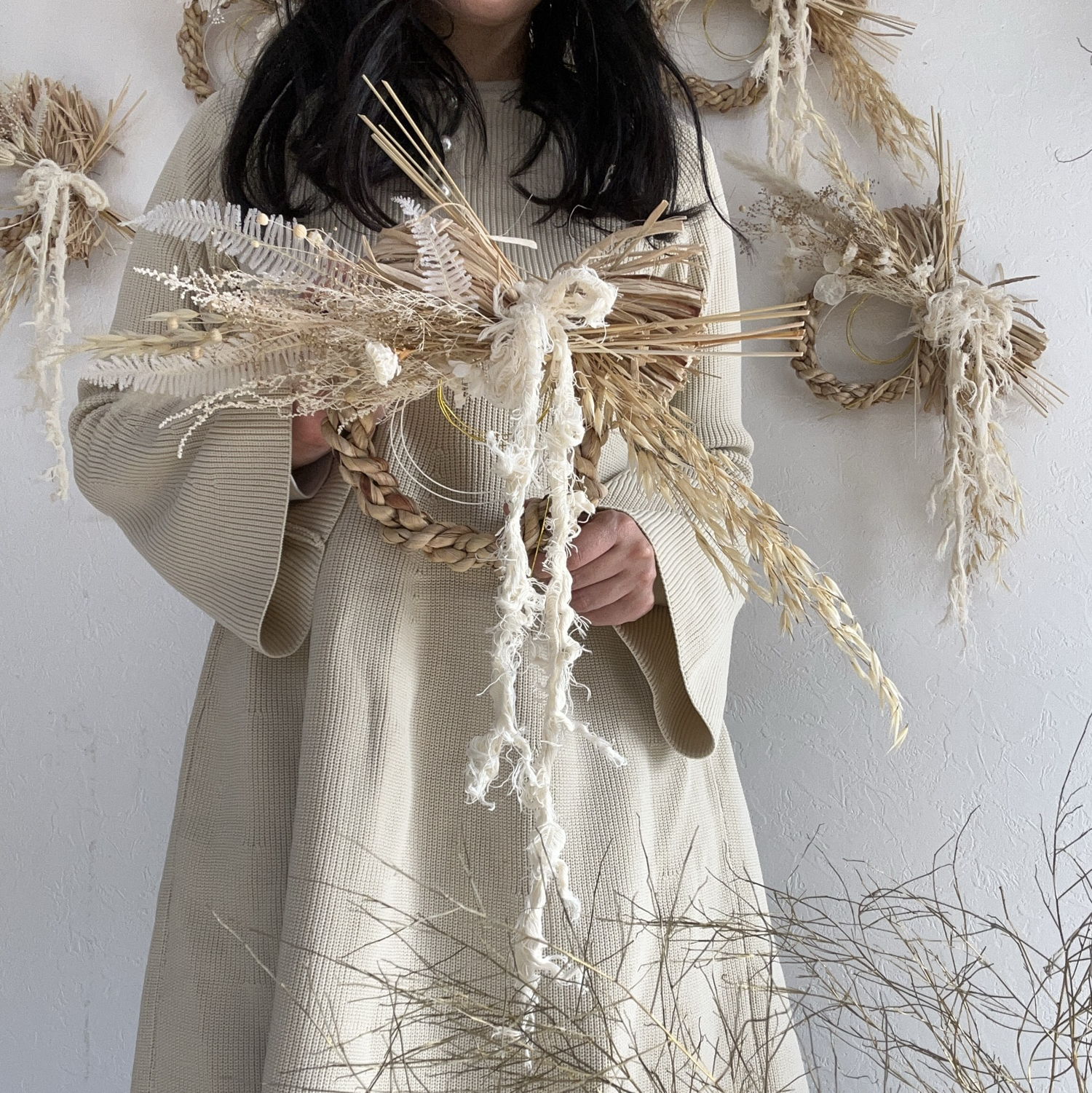 ナチュラルしめ縄ホワイト - a-hanalino | minne byGMOペパボ 国内最大