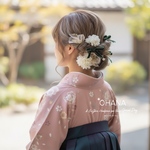 成人式　髪飾り　結婚式　卒業式　和装　振袖　袴　ウエディング　ドレスヘア　披露宴　前撮り　和婚　色打掛　🎀カラー変更可能🎀　✽ OHANA ✽ ideshie  ✽