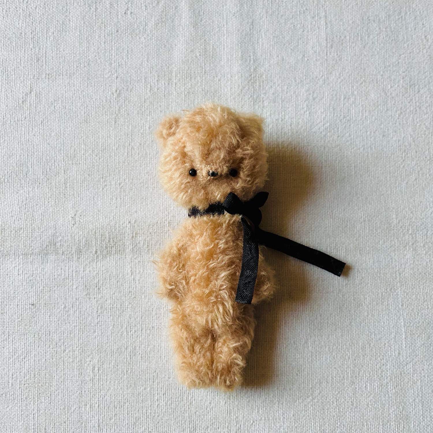 ふわくま【10cm】小さなぬいぐるみ／ハンドメイドミニチュア