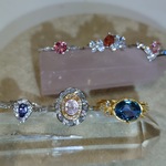 こえびちゃん様御予約品です　スピネル＆トルマリン＆ブルートパーズ＆サファイア🥰リング