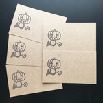 【10月限定】送料無料 ハロウィンのメッセージカード〜ホルン