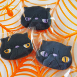 大人気！ハロウィンのアイシングクッキー★ぶさいくな猫ハロウィンVer.