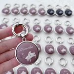 【ピアノ】お名前キーホルダー　ピアノ　ピアノ発表会　　記念品　お稽古バッグ　お稽古かばん　卒業記念品　楽器