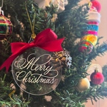 クリスマスに！　アクリルオーナメント　3個セット
