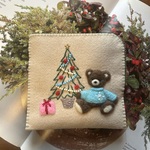 🎄テディベアのポーチ🧸