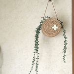 麻紐グリーンぶら下げタイプ(白クロス)